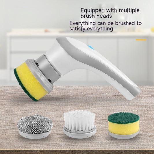 Electric Cleaning Brush – 4-in-1 Cordless Scrubber