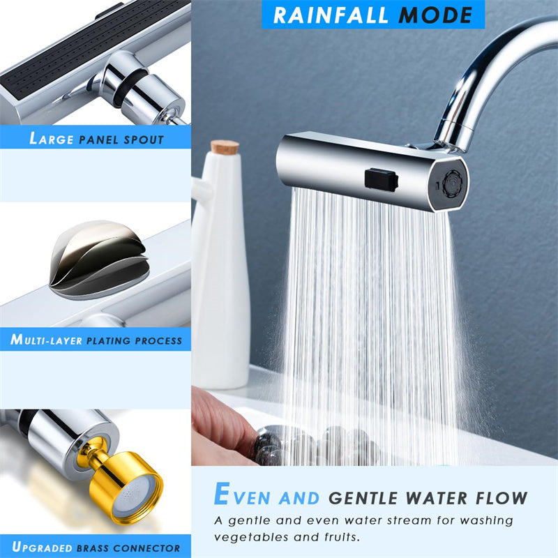 360° Rotating Waterfall Faucet Nozzle