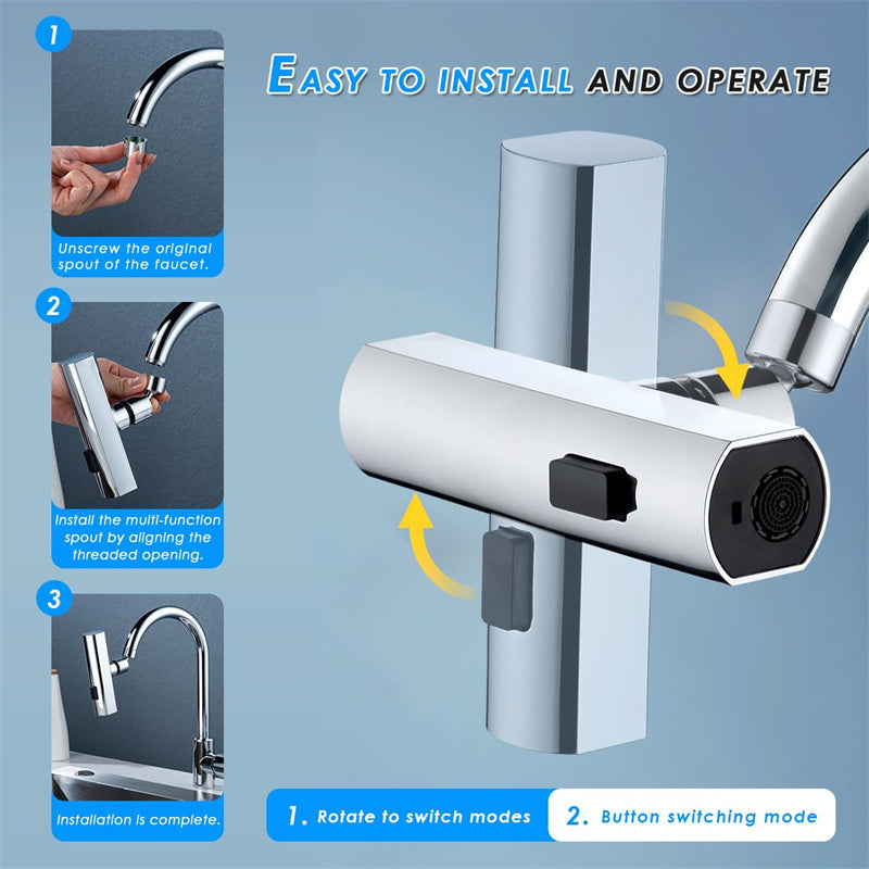 360° Rotating Waterfall Faucet Nozzle