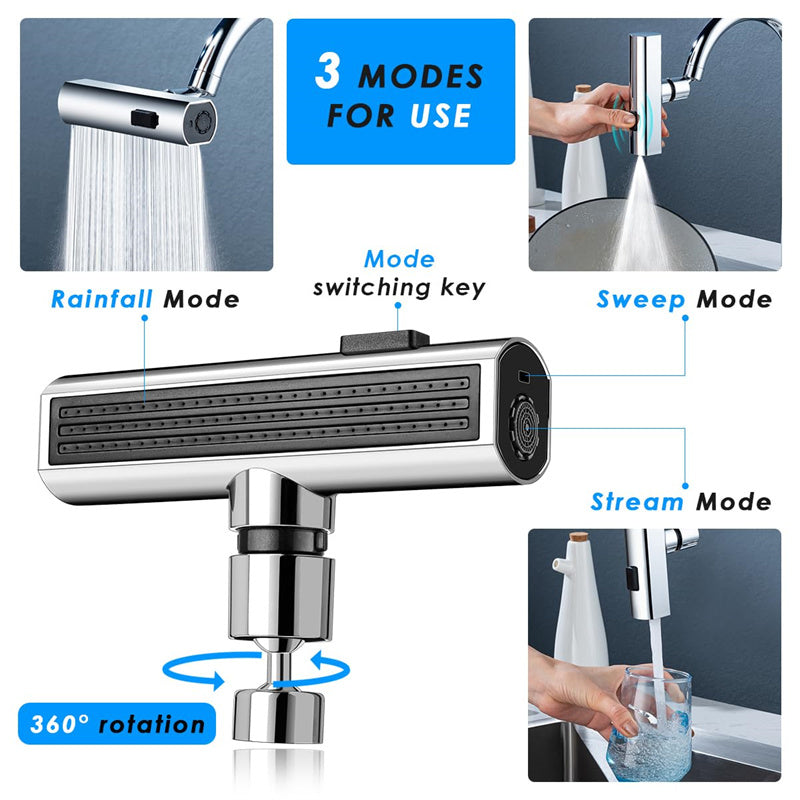 360° Rotating Waterfall Faucet Nozzle