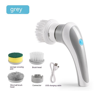 Electric Cleaning Brush – 4-in-1 Cordless Scrubber