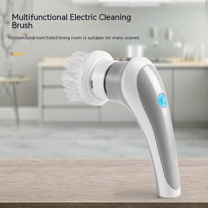 Electric Cleaning Brush – 4-in-1 Cordless Scrubber